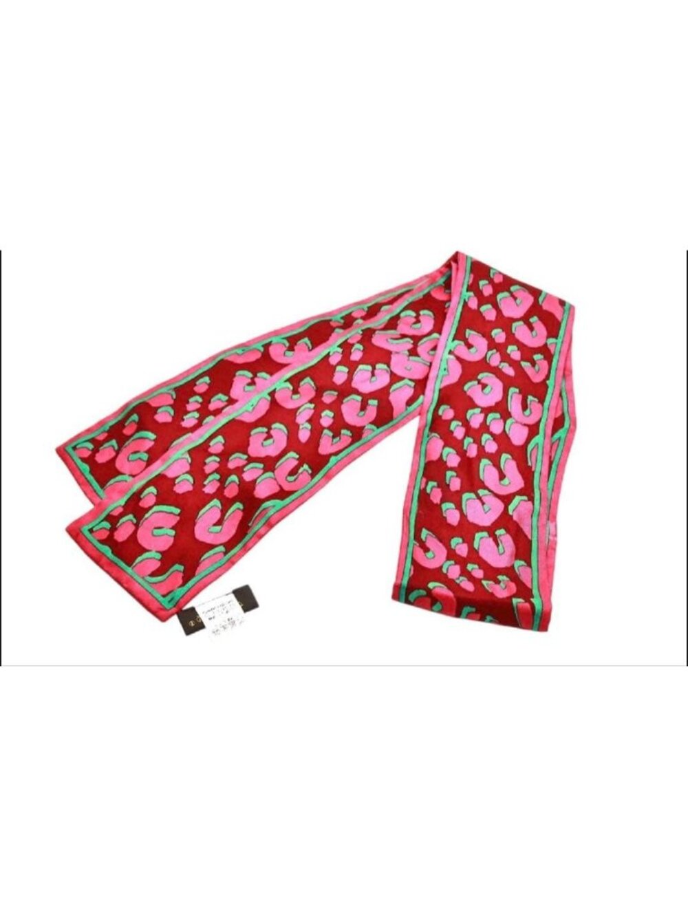 Louis Vuitton Leopard Print Silk Scarf